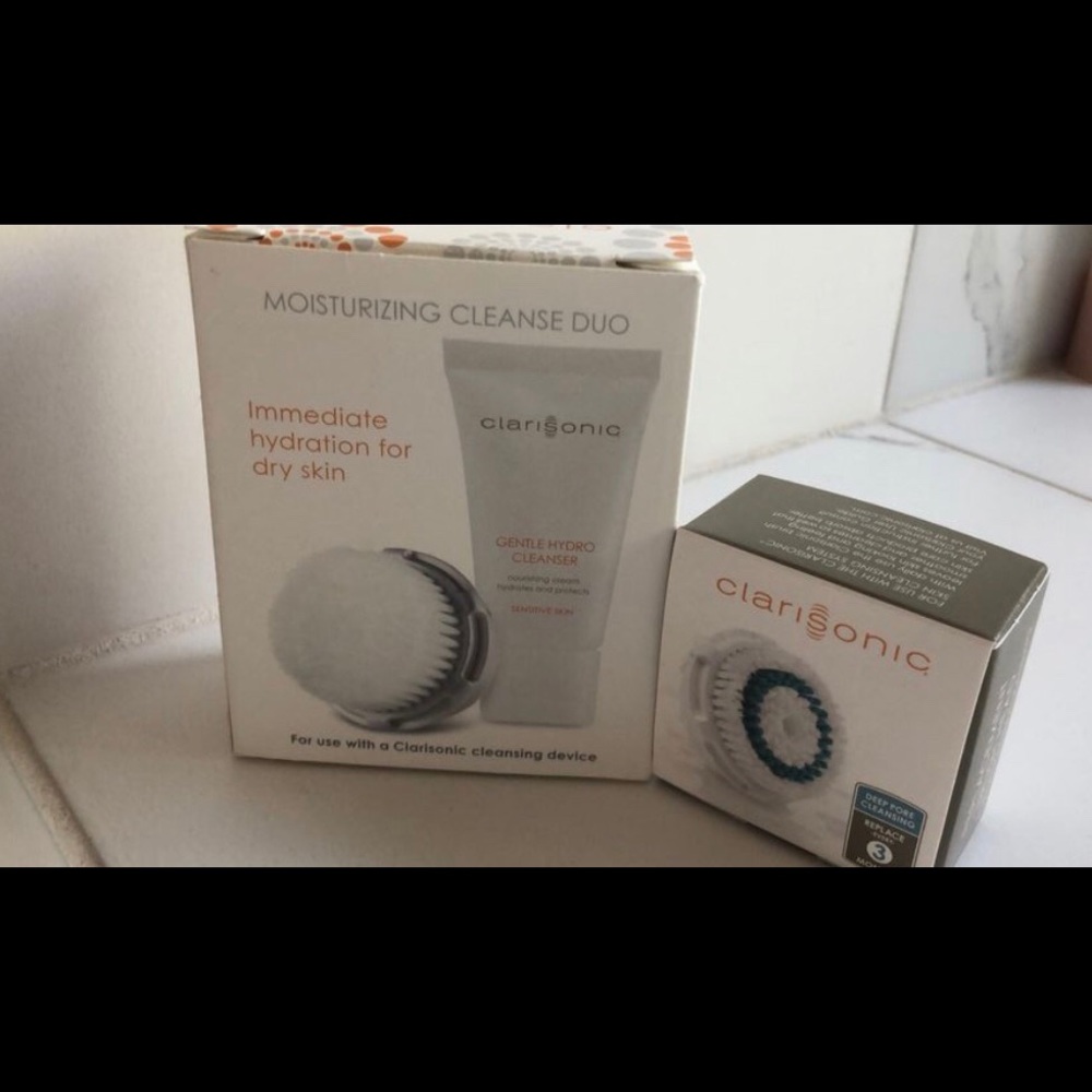 NWT Clarisonic Deep Pore and Soft Brush heads